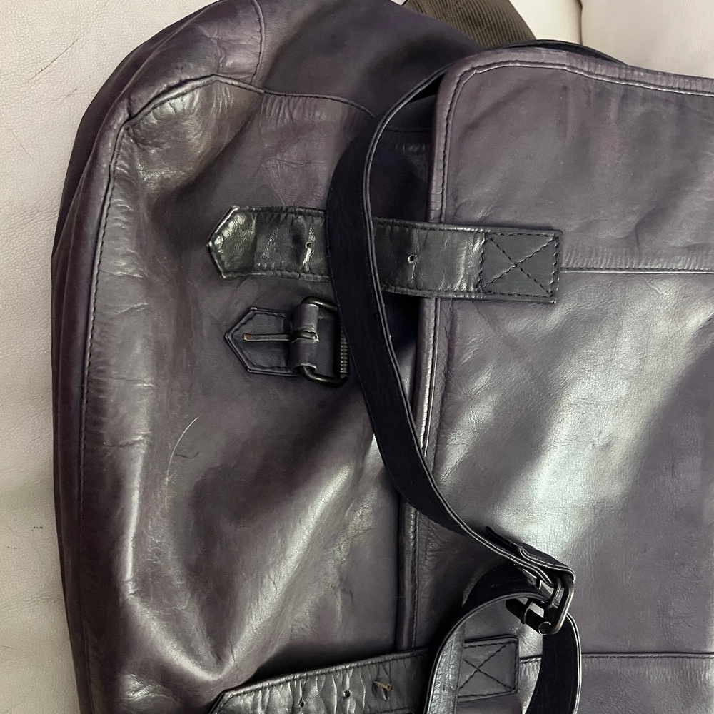 Purple Leather Bag